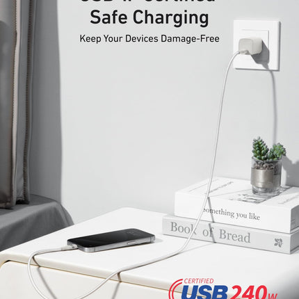 Anker 240W USB - C Cable Upcycled Braided 3ft 6ft USB - IF Certified6 ft24