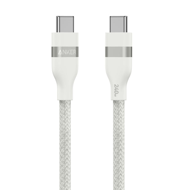 Anker USB - C to USB - C Cable (3 ft / 6 ft, 240W, Upcycled - Braided) 3 ft