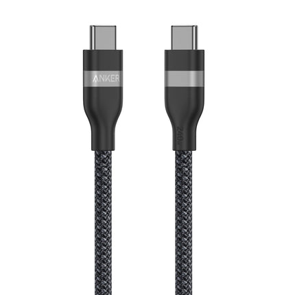 Anker 240W USB-C Cable Upcycled Braided - black