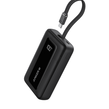 Anker Zolo Power Bank (10K, 30W) with a 5.4 - inch (13.7 cm) built - in USB - C cable.1