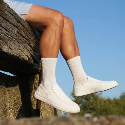 Bearfoot Oso CG2 White Slip-On Barefoot Shoes – Unisex37 EU4