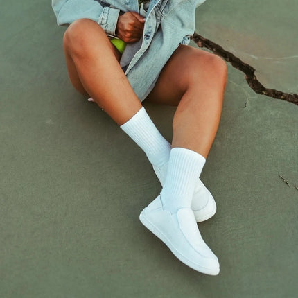 Bearfoot Oso CG2 White Slip-On Barefoot Shoes – Unisex37 EU5