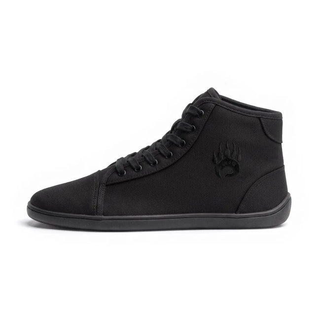 Bearfoot Ursus CHTG2 Black High-Top Barefoot Shoes – Unisex35 EU1