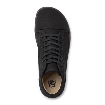 Bearfoot Ursus CHTG2 Black High-Top Barefoot Shoes – Unisex35 EU2