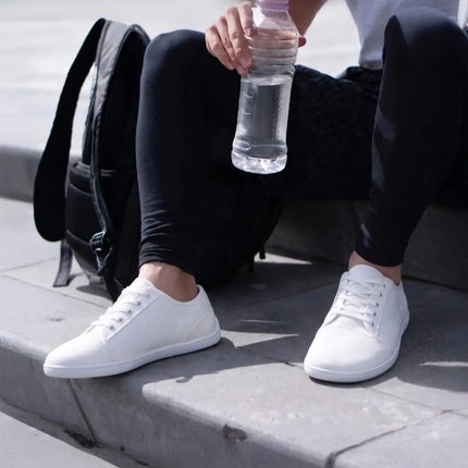 Bearfoot Ursus CLTG2 White Low-Top Barefoot Shoes – Unisex35 EU4