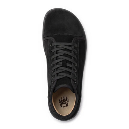 Bearfoot Ursus SHTG2 Black High-Top Barefoot Shoes – Unisex, view 2