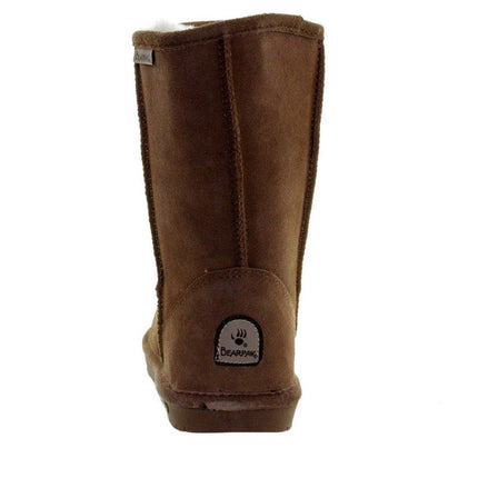 Bearpaw Emma Short Women's Sheepskin Boot - Hickory Brown Suede 6