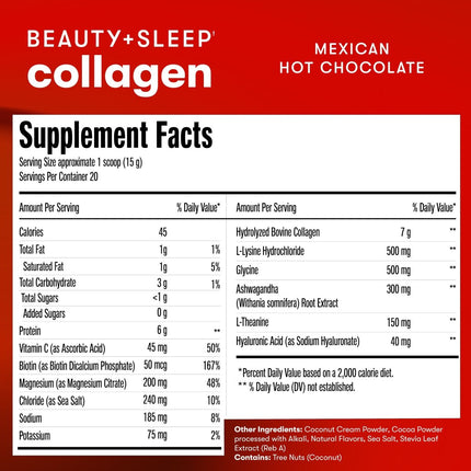 Beauty + Sleep Collagen - Skin, Hair & Nails Sleep SupportMexican Hot Chocolate7