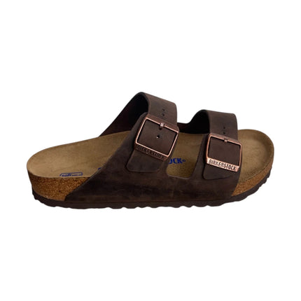 Birkenstock Arizona Leather Soft Footbed Sandal UnisexHabana1