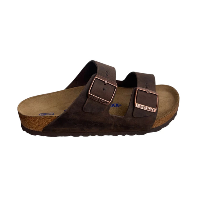Birkenstock Arizona Leather Soft Footbed Sandal UnisexHabana1