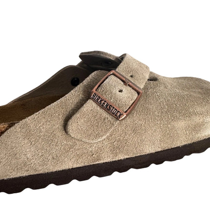 Birkenstock Boston Soft Footbed Clog Suede UnisexTaupe9