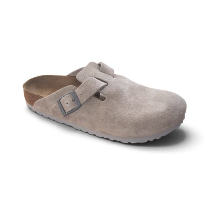 Birkenstock Boston Suede Clog UnisexStone Coin1