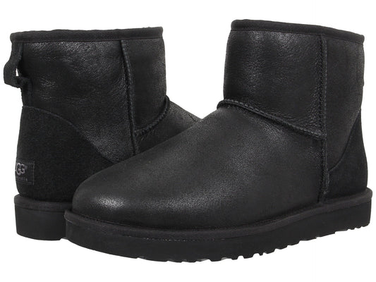 UGG Classic Mini Bomber Men's Boot - Black | Size 9