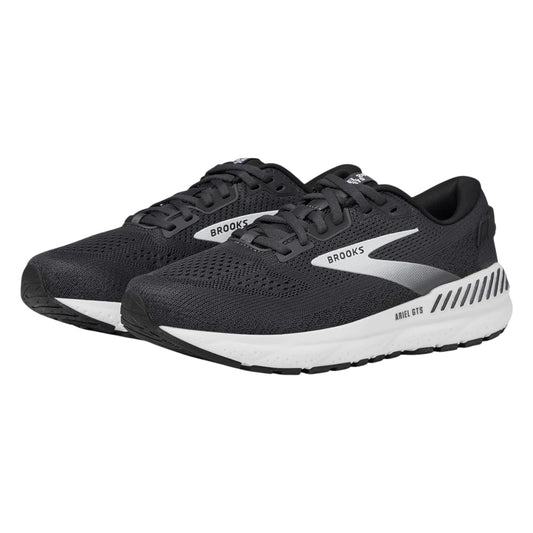 Brooks Ariel GTS 24 Black / White Women's Sneaker Shoes