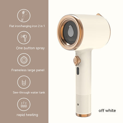 Mini handheld garment steamer – beige features