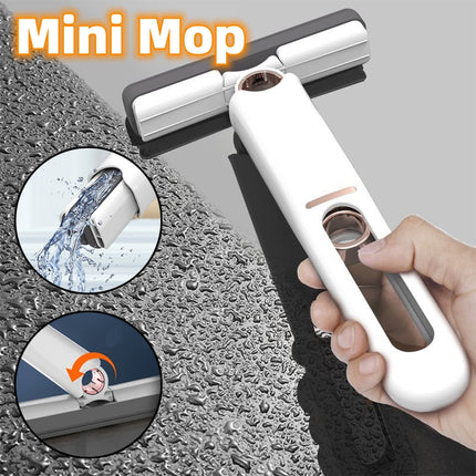 Mini squeeze mop with sponge heads – view 2