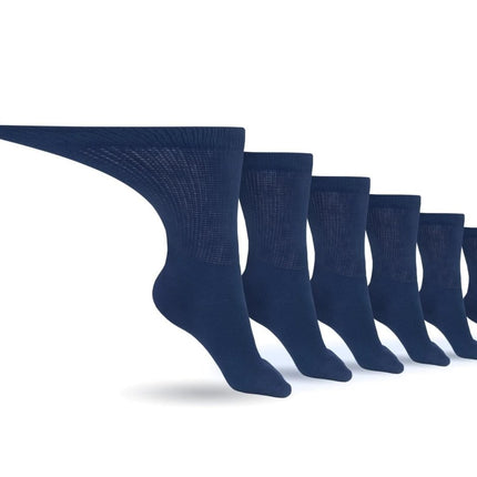 DSC Men's Cotton Diabetic Crew Socks – 6 Pair PackLarge (shoe size 9 - 12)9