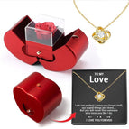 Gold-Tone Necklace + Message Card
