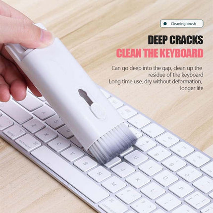 Earbud & Electronics Cleaning Pen Kit – Keyboard Brush, Screen Spray & ClothBlue3