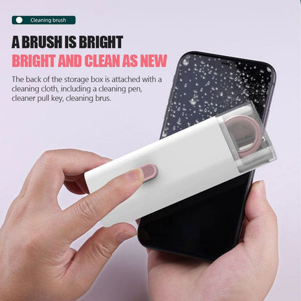Earbud & Electronics Cleaning Pen Kit – Keyboard Brush, Screen Spray & ClothBlue8
