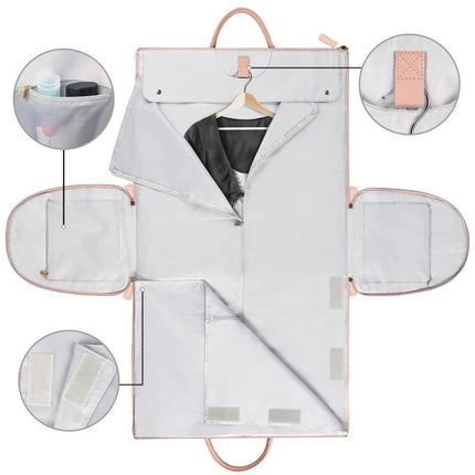 Foldable garment duffle bag – inside pockets