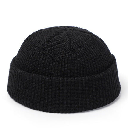 Fisherman Beanie – Short Ribbed Knit Docker Hat for Women & Men, 9 ColorsArmy Green7