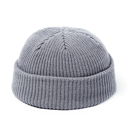 Fisherman Beanie – Short Ribbed Knit Docker Hat for Women & Men, 9 ColorsArmy Green6