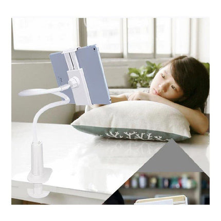 Flexible Gooseneck Phone & Tablet Holder – Clamp-On Stand for Bed, Desk & Kitchen, 360° RotationBlack4