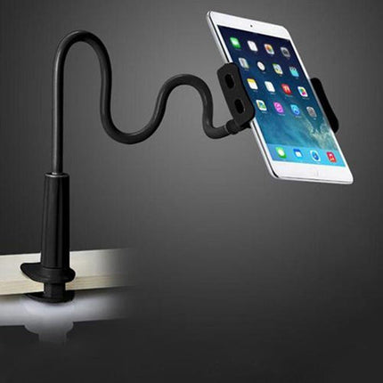 Flexible Gooseneck Phone & Tablet Holder – Clamp-On Stand for Bed, Desk & Kitchen, 360° RotationBlack2