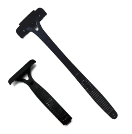 Foldable Back Shaver for Men – Long-Handle 3-Blade Body Razor for Back & LegsBlue3