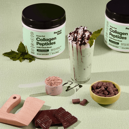 Grass - Fed Collagen Peptides & MCT Brain BoostMint Chocolate11