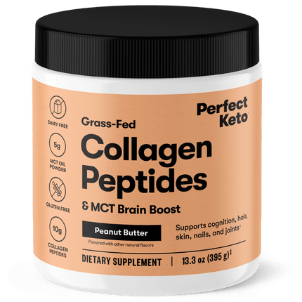 Grass - Fed Collagen Peptides & MCT Brain BoostPeanut Butter17