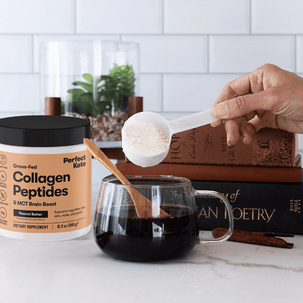 Grass - Fed Collagen Peptides & MCT Brain BoostPeanut Butter18