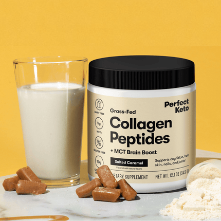 Grass - Fed Collagen Peptides & MCT Brain BoostSalted Caramel22
