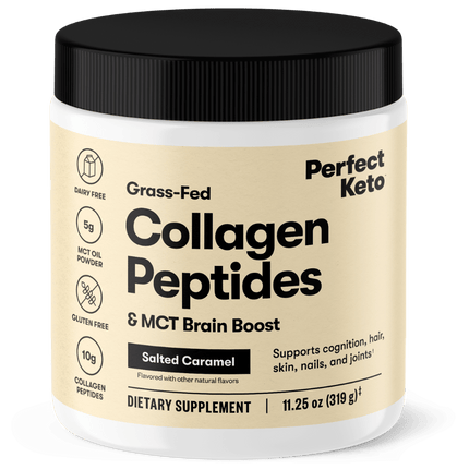 Grass - Fed Collagen Peptides & MCT Brain BoostSalted Caramel21
