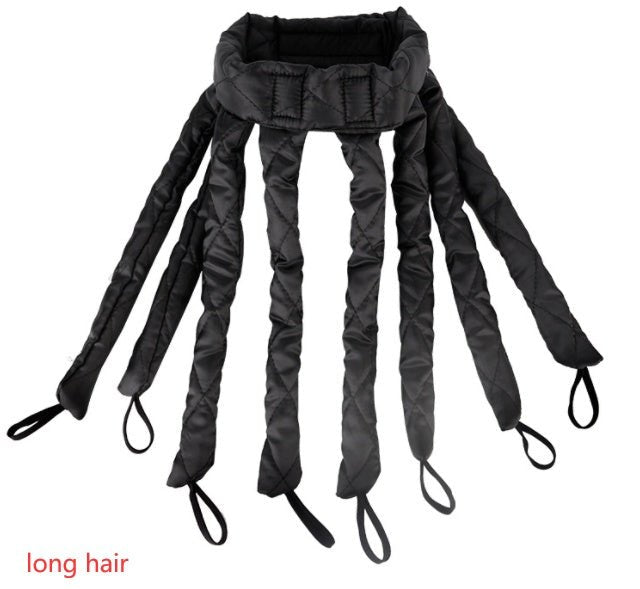 Heatless Curler Headband – 8-Arm Octopus No-Heat Overnight Hair CurlerBlack11