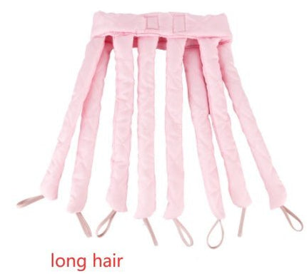 Heatless Curler Headband – 8-Arm Octopus No-Heat Overnight Hair CurlerPink15
