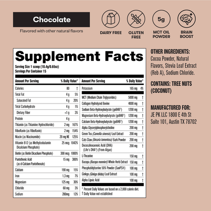 Keto Nootropic with goBHB - Brain BoostChocolate4