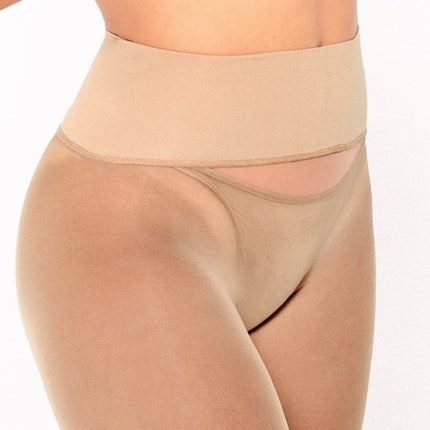 Les Belles Co Sheer 02 Tights – Medium - Light Shade, Seamless & Run - ResistantM1