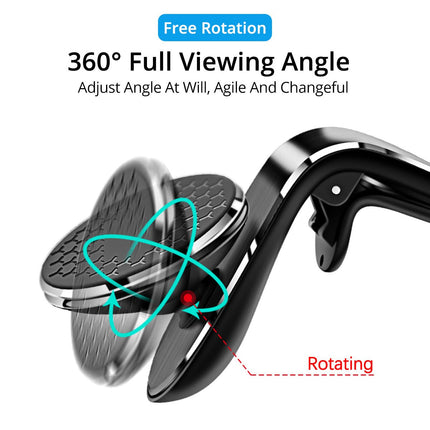 Magnetic Car Phone Mount – 360° Air Vent Phone Holder for CarBlack5