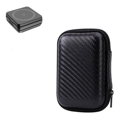 Magnetic Wireless Charging Stand – Foldable Phone Holder & Charger with Storage BagBlack with Storage Bag7