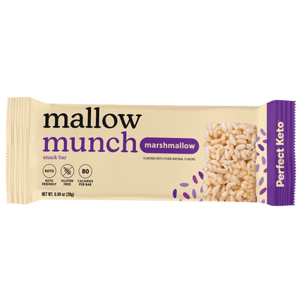 Mallow Munch - Keto Rice Crispy Treat Bar, Low - Carb SnackMarshmallow3