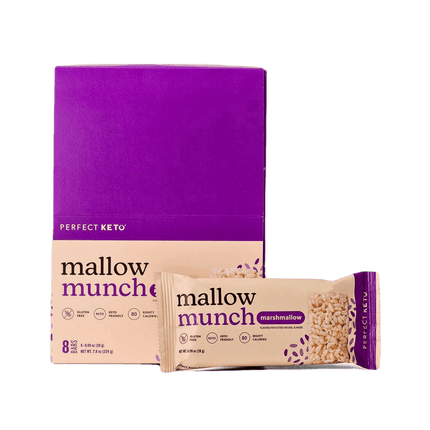 Mallow Munch - Keto Rice Crispy Treat Bar, Low - Carb SnackMarshmallow1