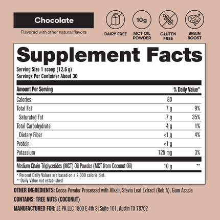 MCT Oil Powder Cinnamon ToastMCT Oil PowderCinnamon Toast18