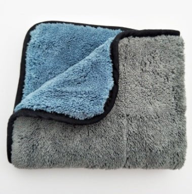 Microfiber Car Drying Towels 2-Pack – Thick 1000GSM Plush Detailing ClothsBlack1