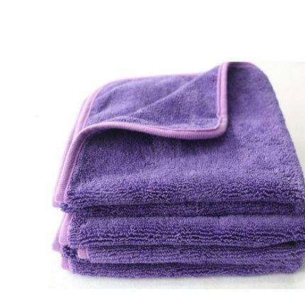 Microfiber Car Drying Towels 2-Pack – Thick 1000GSM Plush Detailing ClothsBlack8
