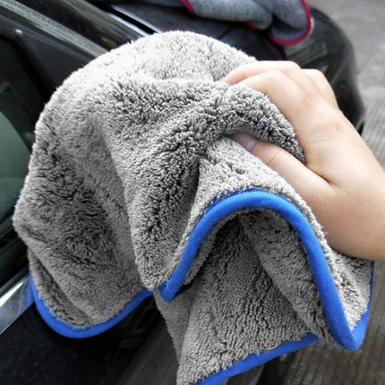 Microfiber Car Drying Towels 2-Pack – Thick 1000GSM Plush Detailing ClothsBlack6