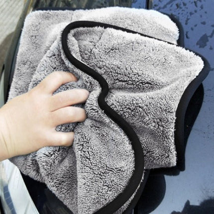 Microfiber Car Drying Towels 2-Pack – Thick 1000GSM Plush Detailing ClothsBlack4