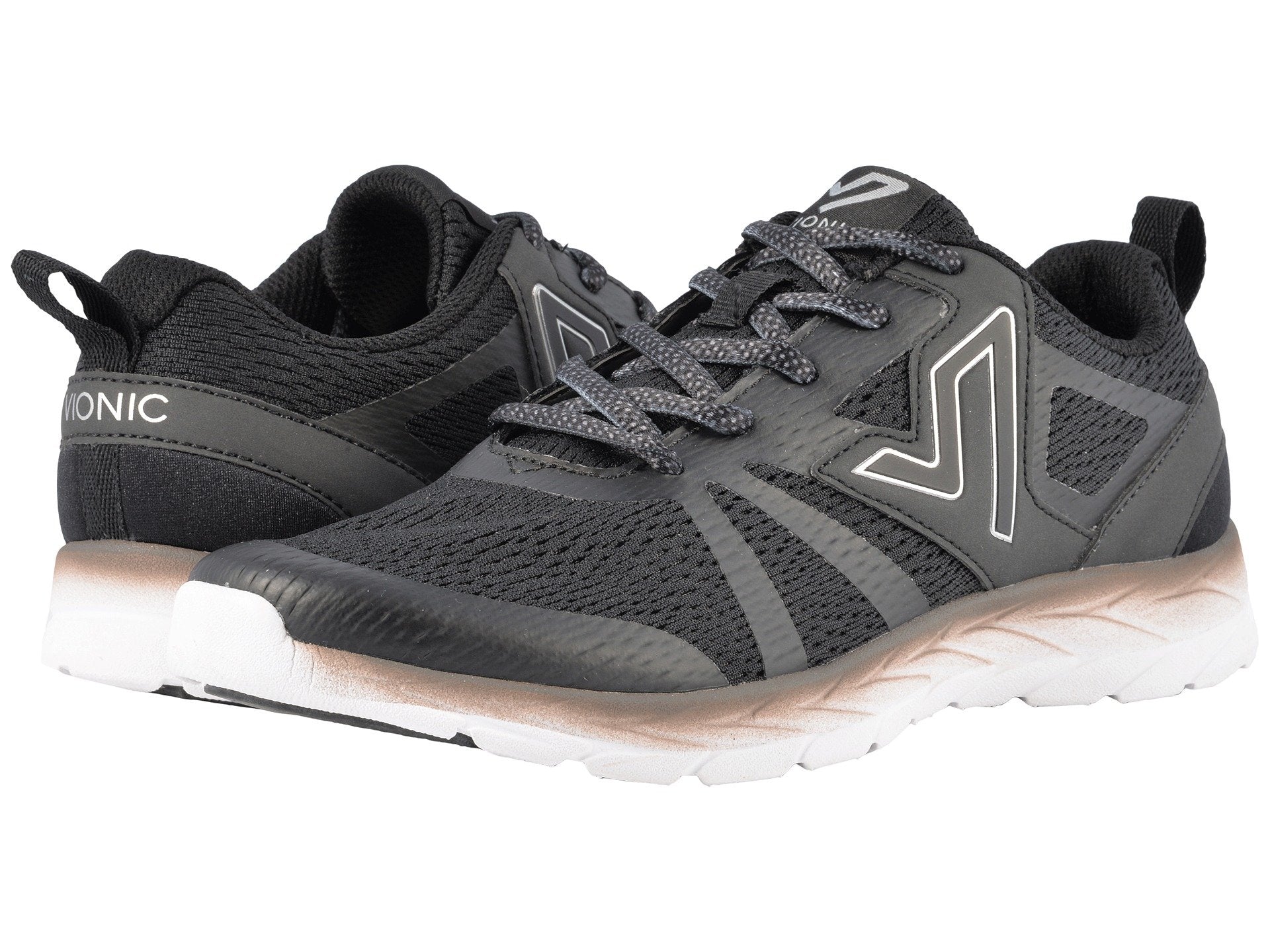 Vionic Women's Brisk Miles Black Walking Shoes