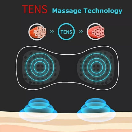 Mini Neck & Shoulder Massager – Rechargeable Portable Pulse MassagerBlack4